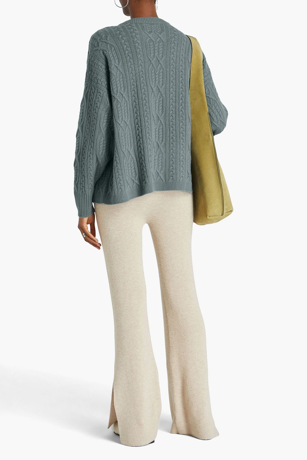 ARCH4 Holland Park Kaschmirpullover mit Zopfstrickmuster