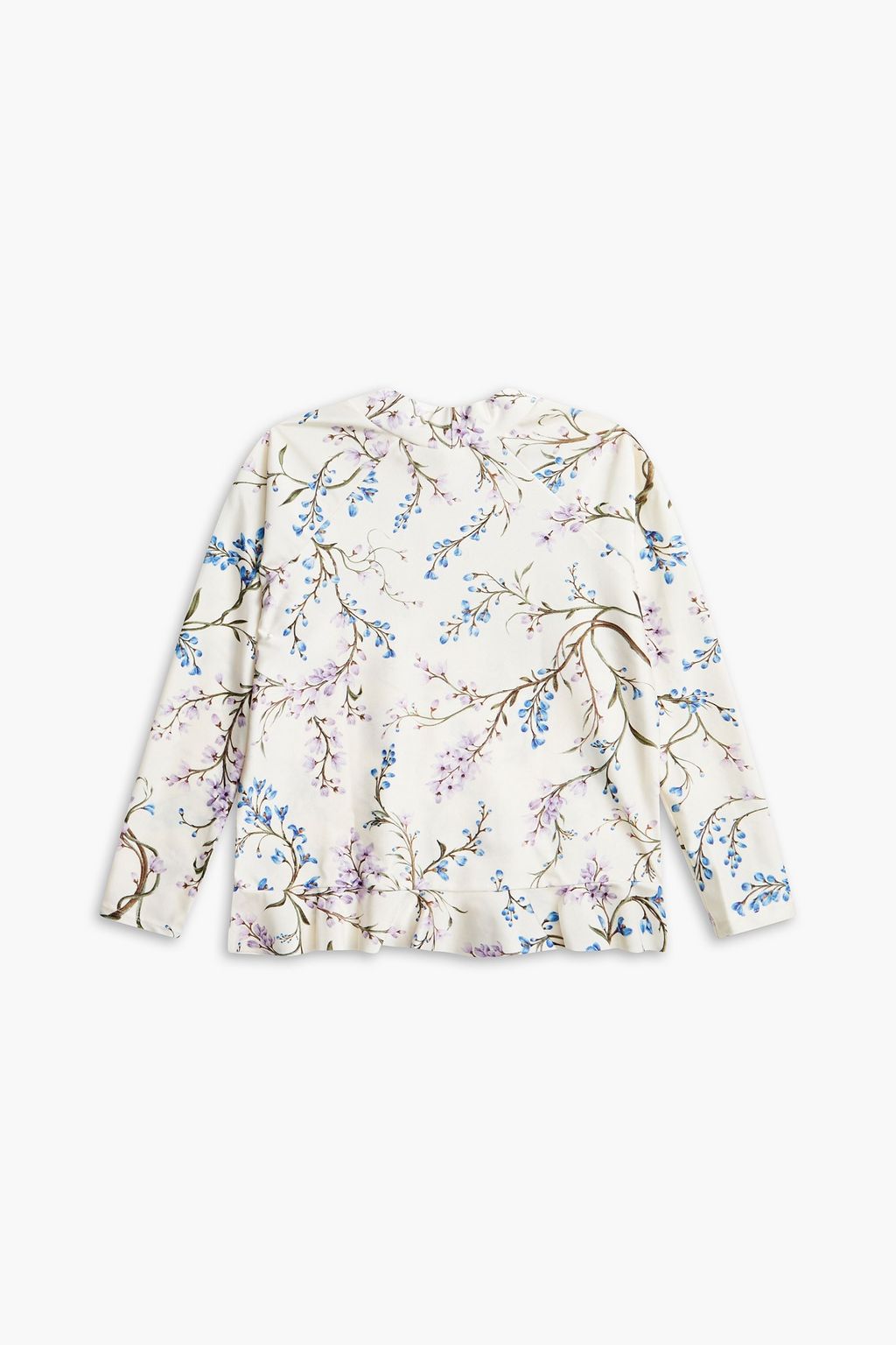 ZIMMERMANN Kids Paradiso ruffled floral-print rash guard