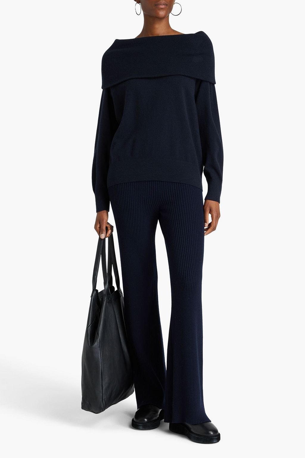 ARCH4 Victoria off-the-shoulder cashmere sweater