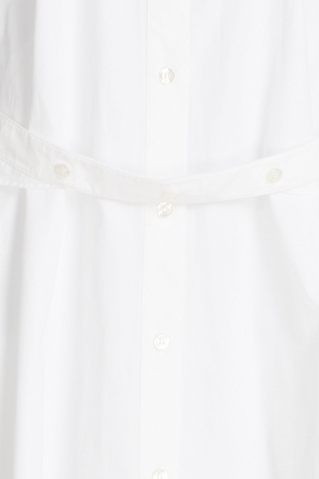 NINA RICCI Hemdkleid aus Baumwollpopeline in Minilänge