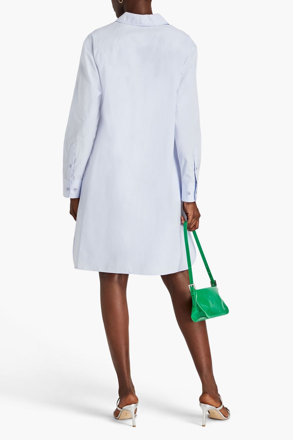 NINA RICCI Hemdkleid aus Baumwollpopeline in Minilänge