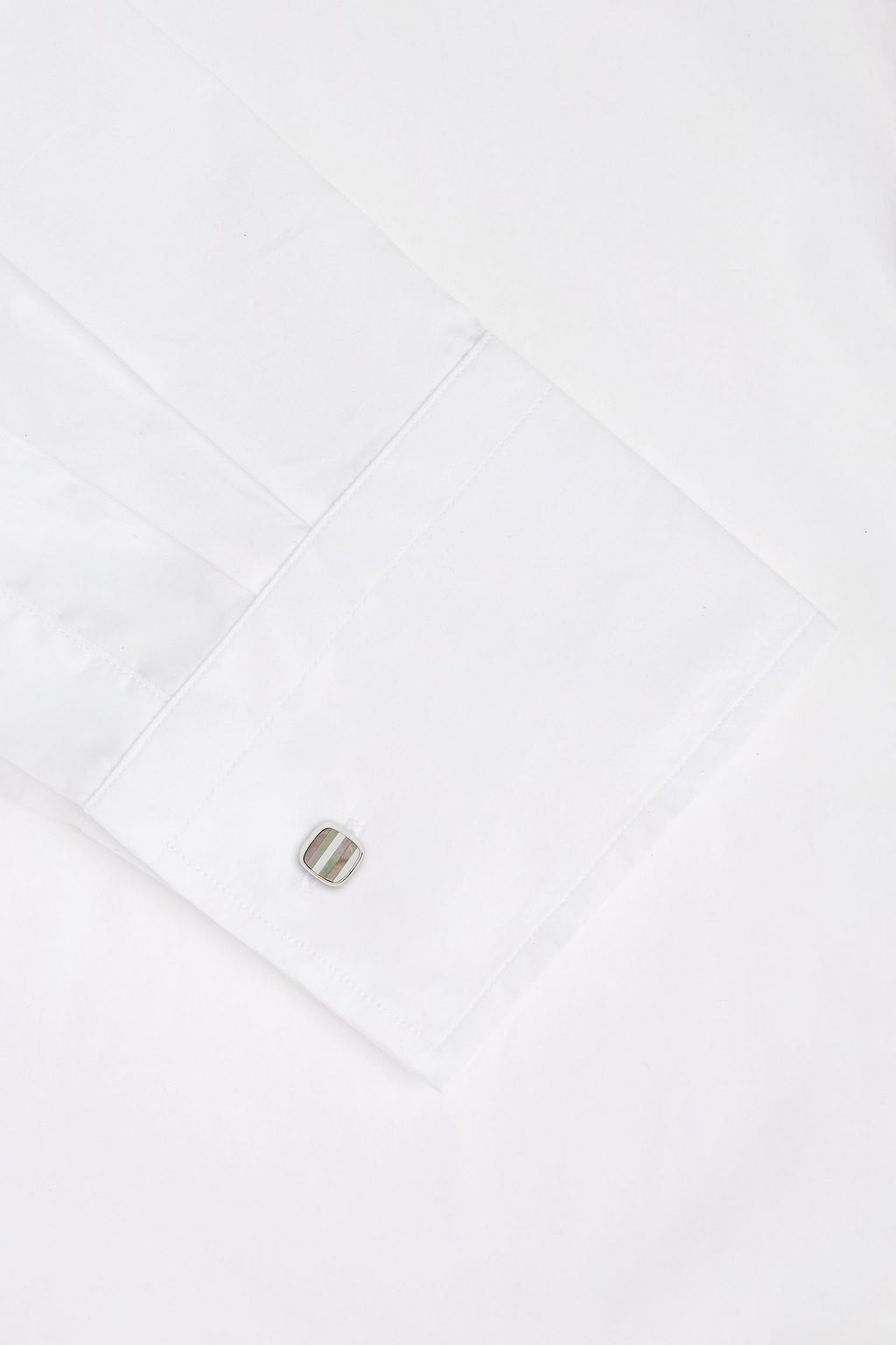MONTBLANC Stainless steel mother-of-pearl cufflinks