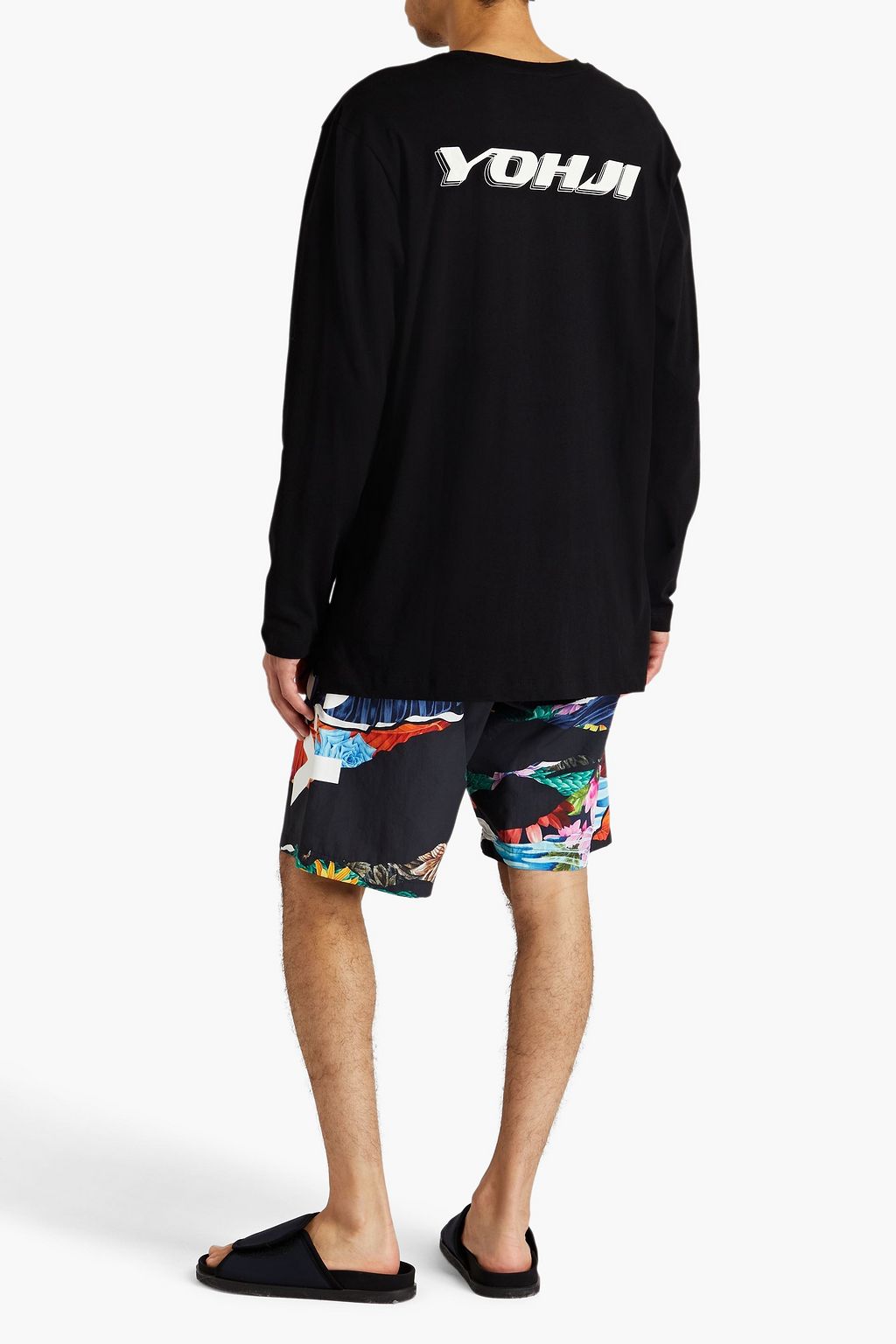 Y-3 Logo-print cotton-jersey T-shirt