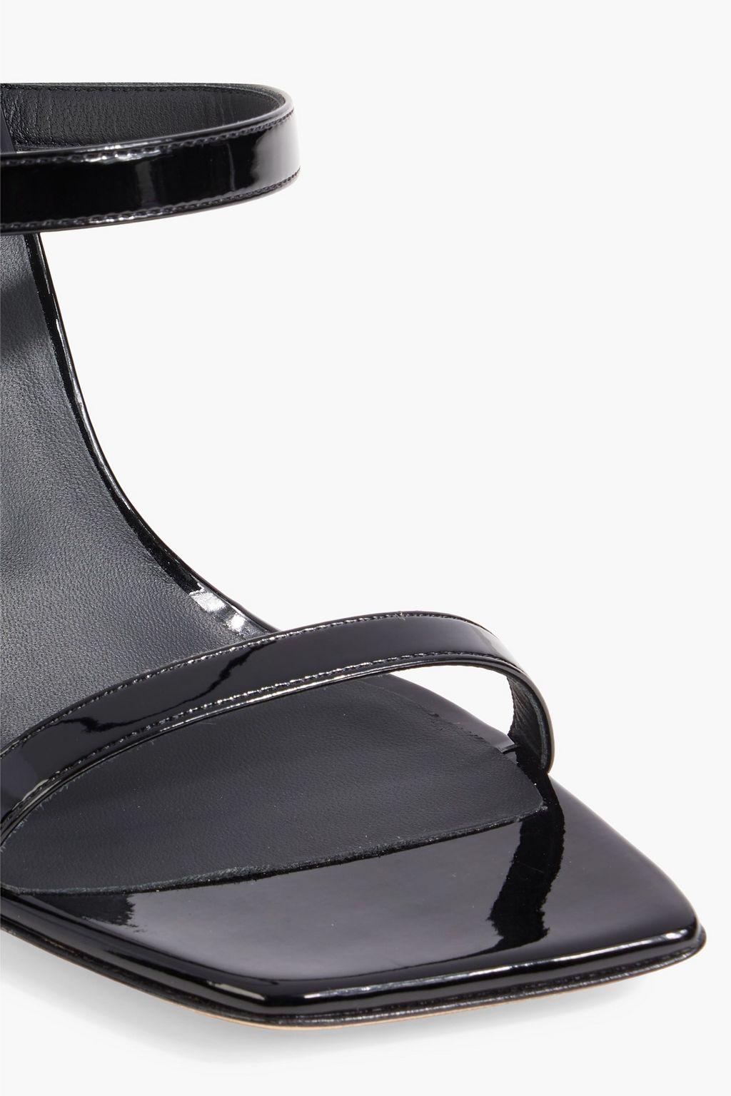 GIUSEPPE ZANOTTI Lilii Borea patent-leather wedge mules