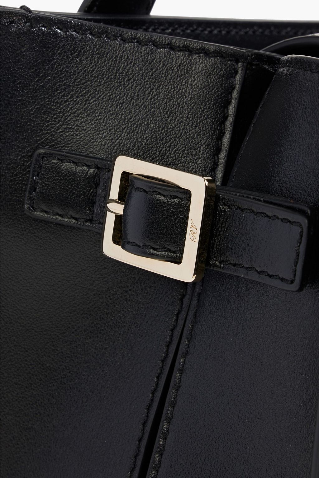 ROGER VIVIER Viv Sellier Small leather tote