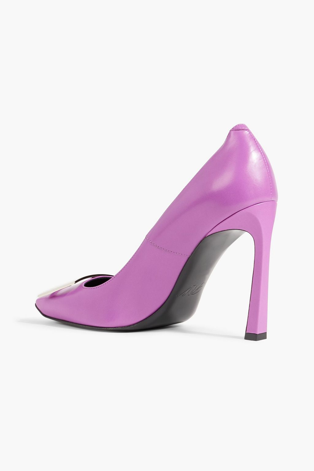 ROGER VIVIER Buckle-embellished leather pumps