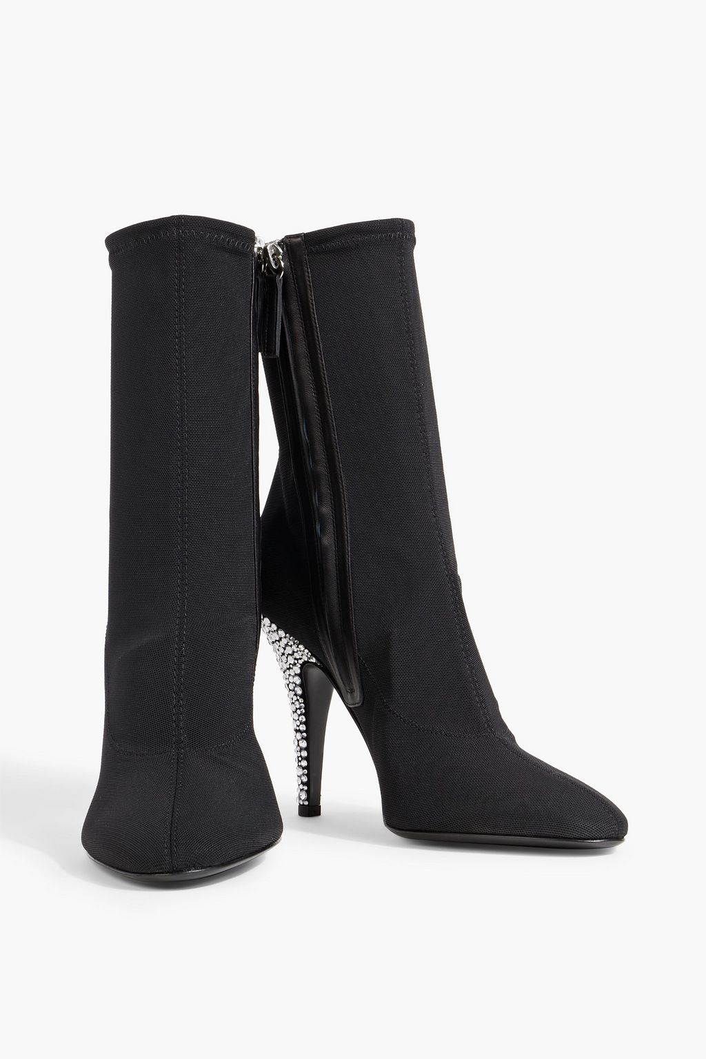 GIUSEPPE ZANOTTI Calixtee stretch-knit ankle boots