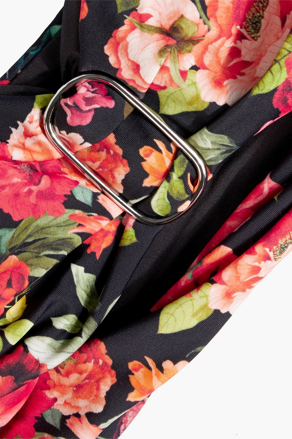 Onia Low-rise Floral-print Bikini Briefs In Black