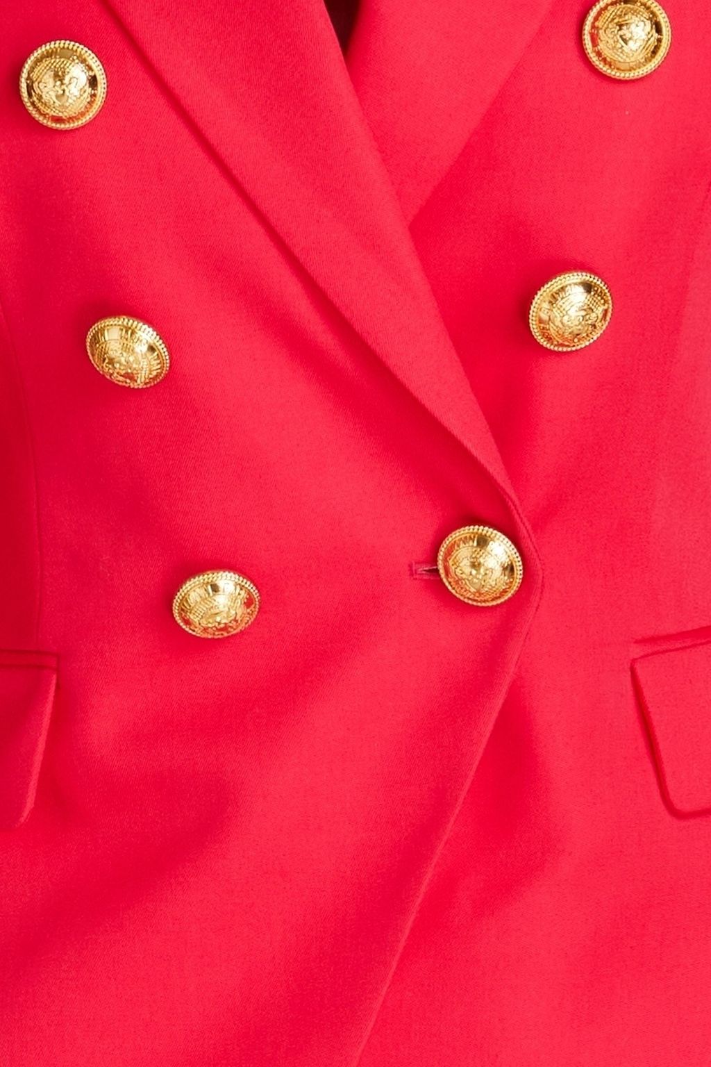 BALMAIN بليزر من الصوف بأزرار مزدوجة