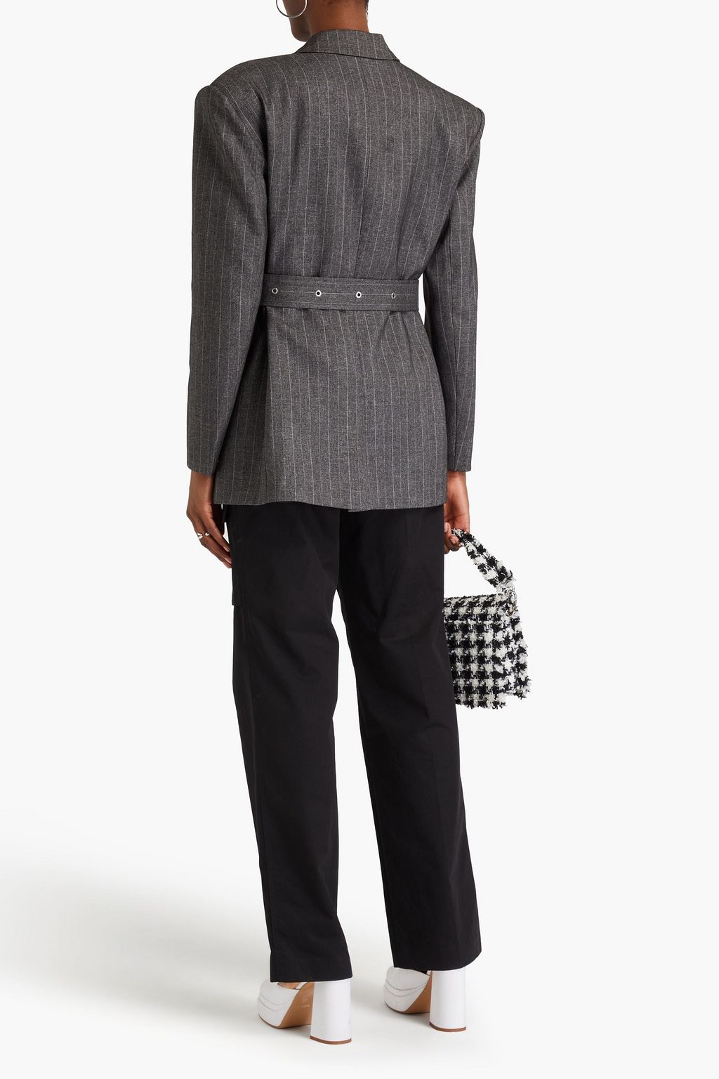 STELLA NOVA Anna Sofie pinstriped twill blazer