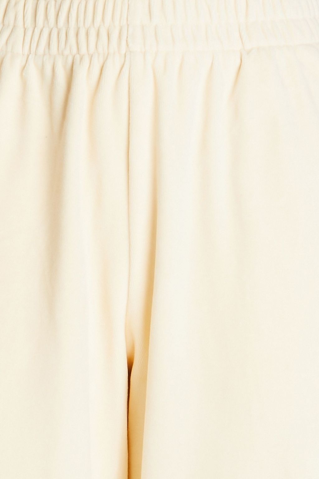 ALEXANDERWANG.T Logo-embellished cotton-blend velour track pants