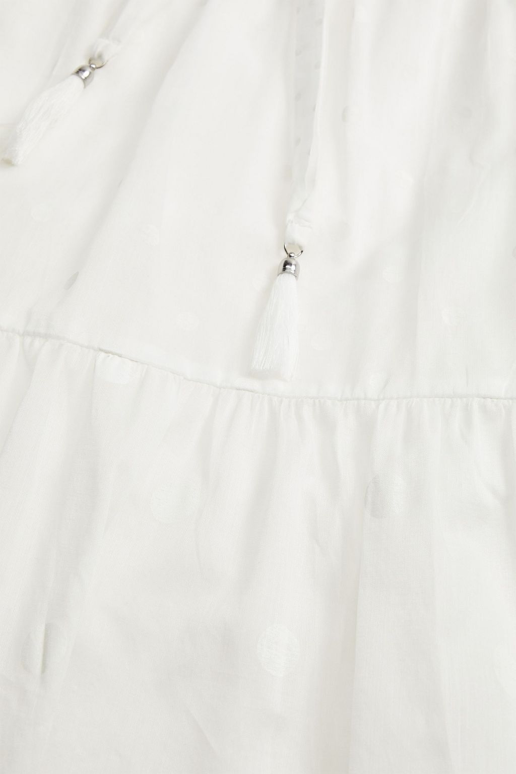ZIMMERMANN コットン ワンピース ベルト付き ポルカドット