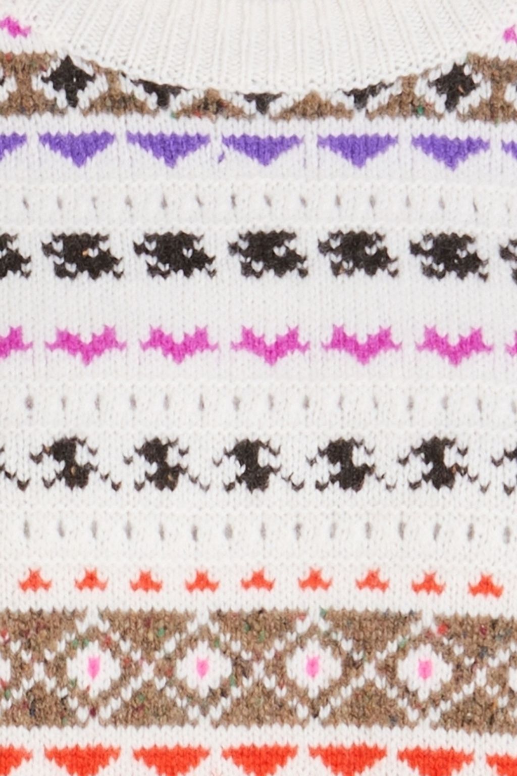 AUTUMN CASHMERE كنزة من الكشمير بنمط فير آيل