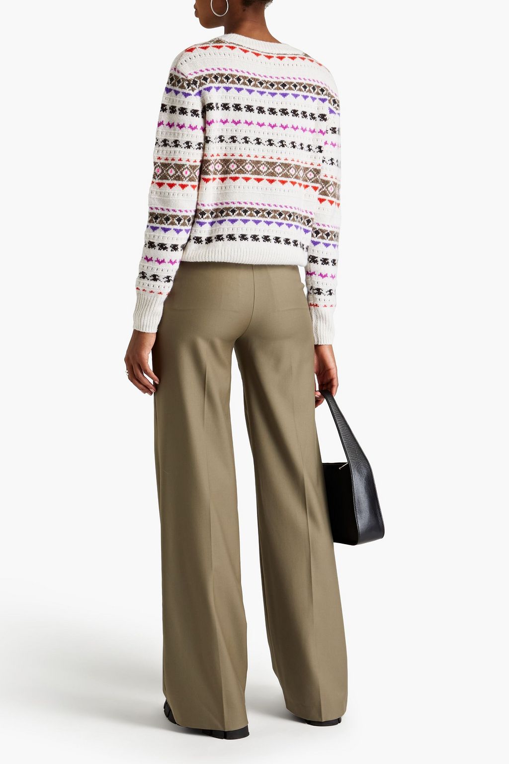 AUTUMN CASHMERE كنزة من الكشمير بنمط فير آيل