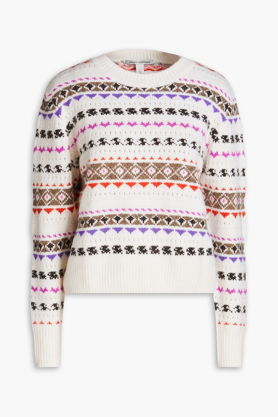 Autumn Cashmere Fair Isle Cashmere Jumper