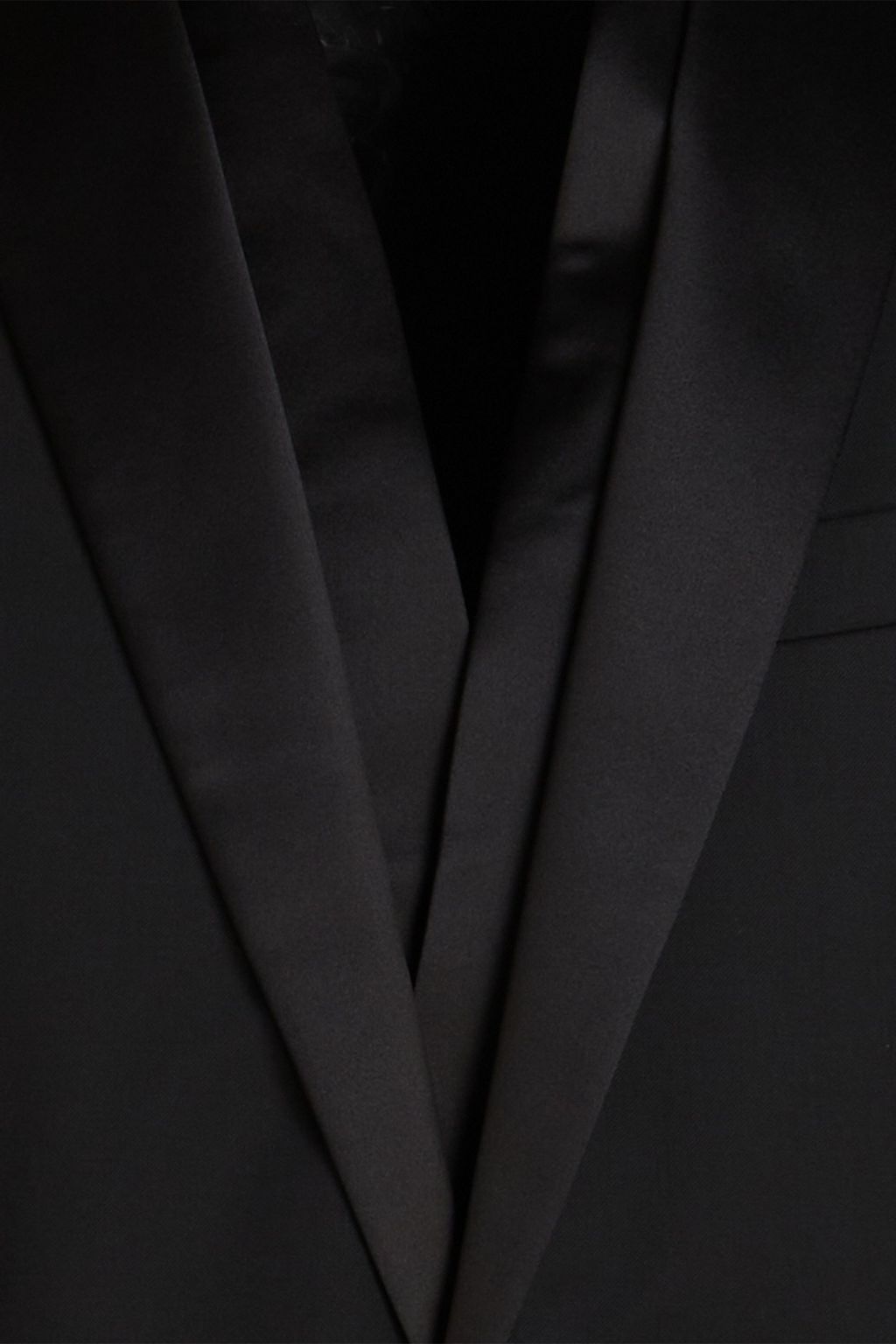 BALMAIN Layered satin-trimmed wool-twill blazer