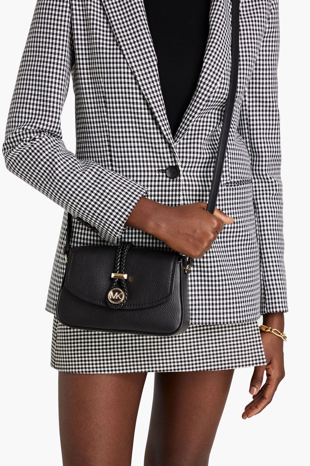 MICHAEL MICHAEL KORS Lea pebbledleather shoulder bag THE