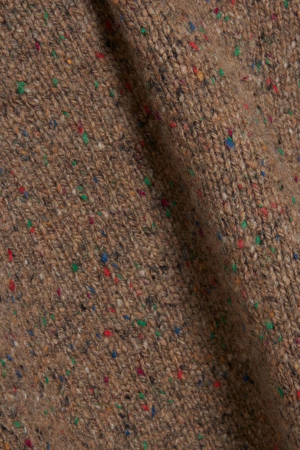 AUTUMN CASHMERE Fringed Donegal cashmere sweater