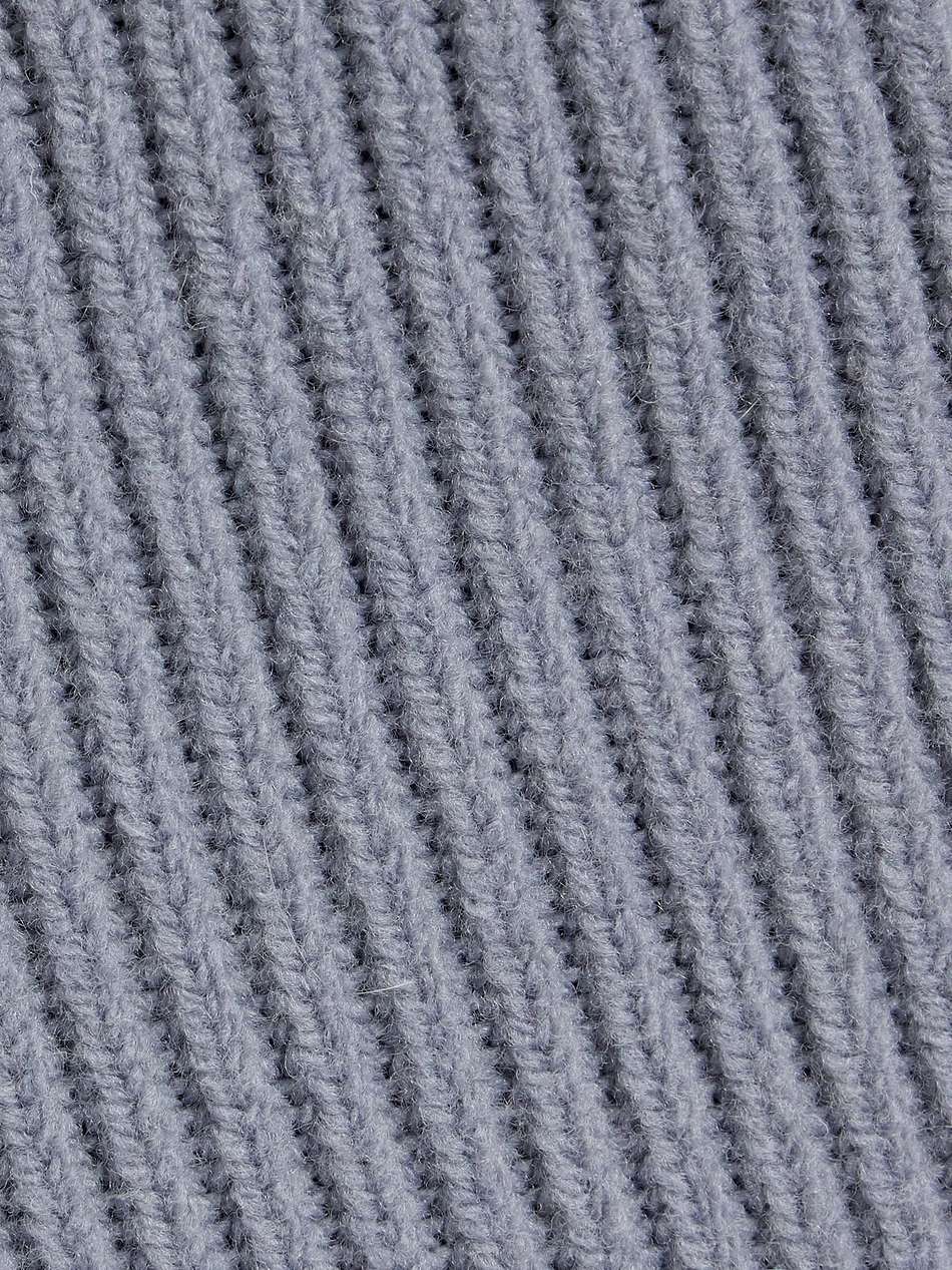 ribbed wool-blend shorts