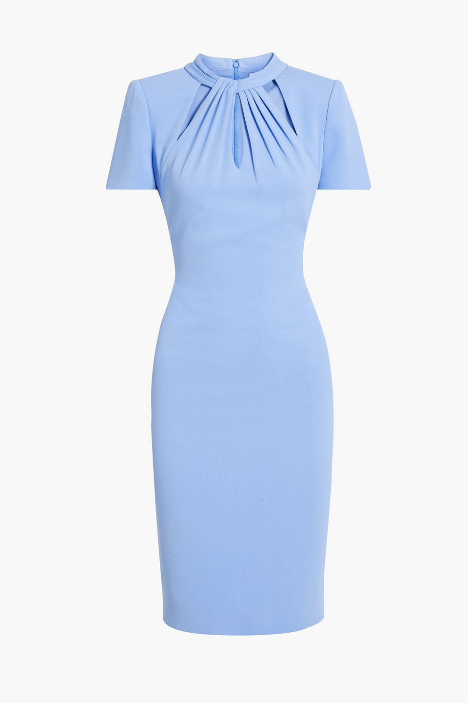 Badgley Mischka Women's V-neck Puff-sleeve Midi-dress In Periwinkle