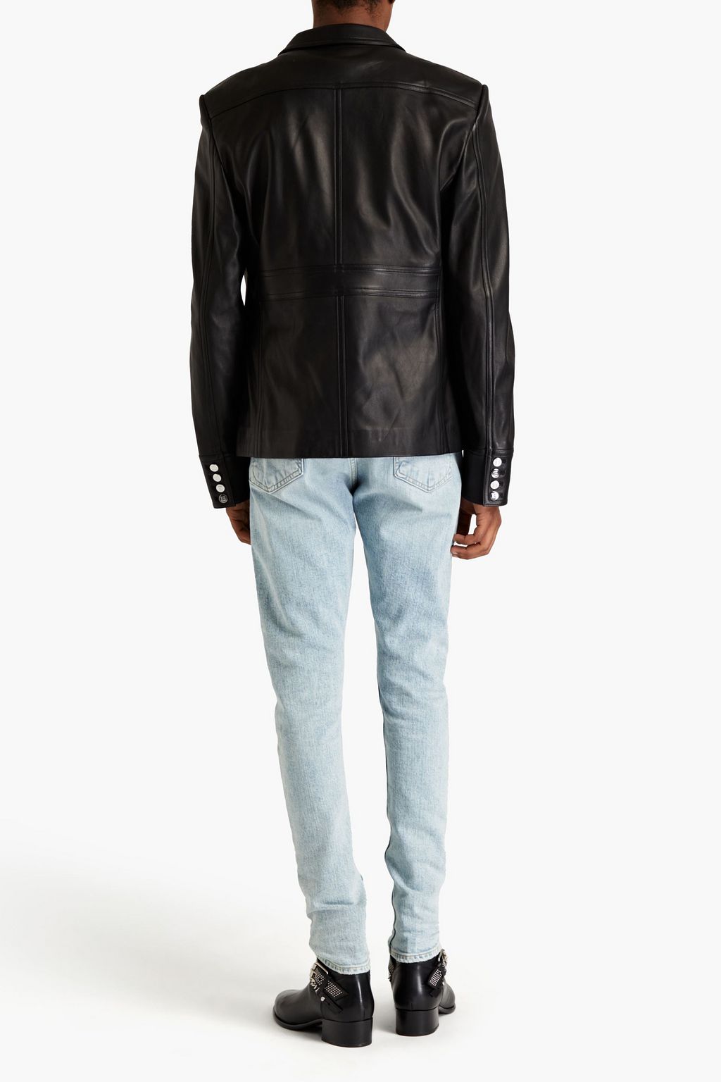 BALMAIN Leather blazer