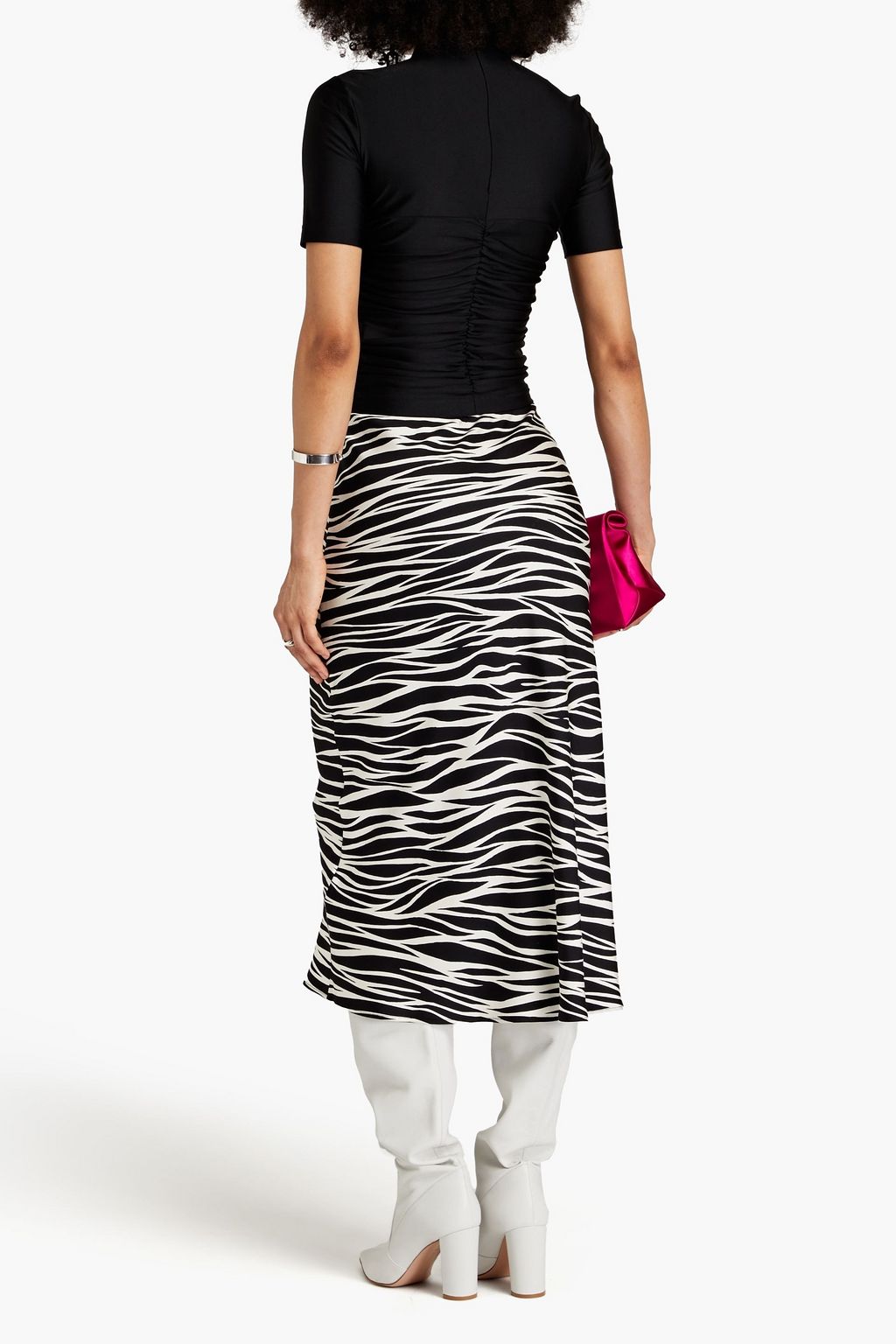 ALEXANDERWANG.T Ruched stretch-jersey top