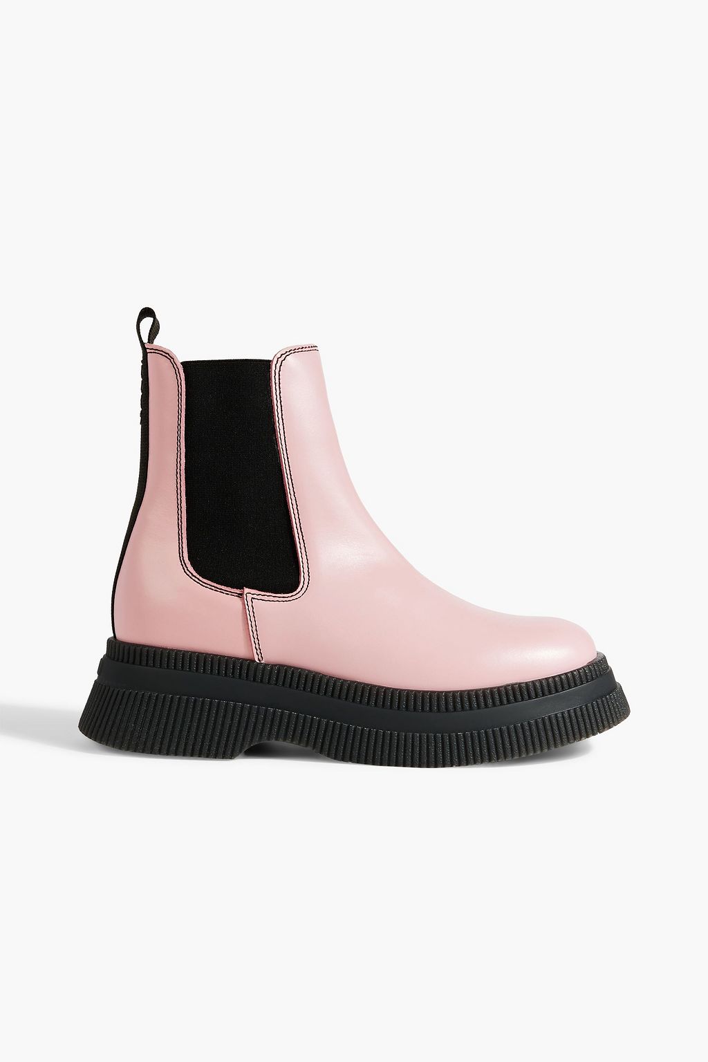 GANNI Leather platform Chelsea boots | Sale to 70% | OUTNET