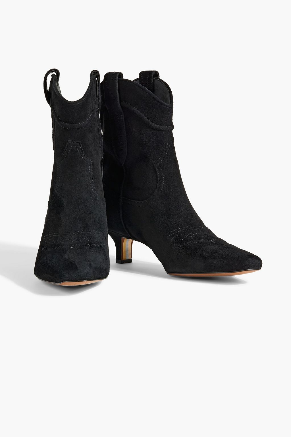 SAM EDELMAN حذاء بوت كاوبوي ’’تارين’’ مصنوع من جلد السويد