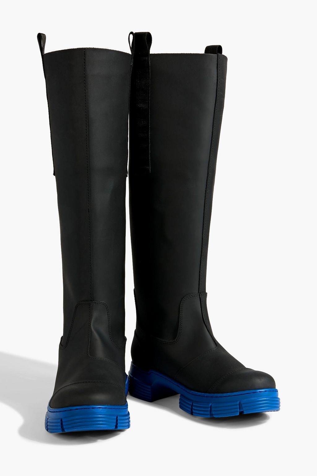 GANNI Two-tone rubber rain boots