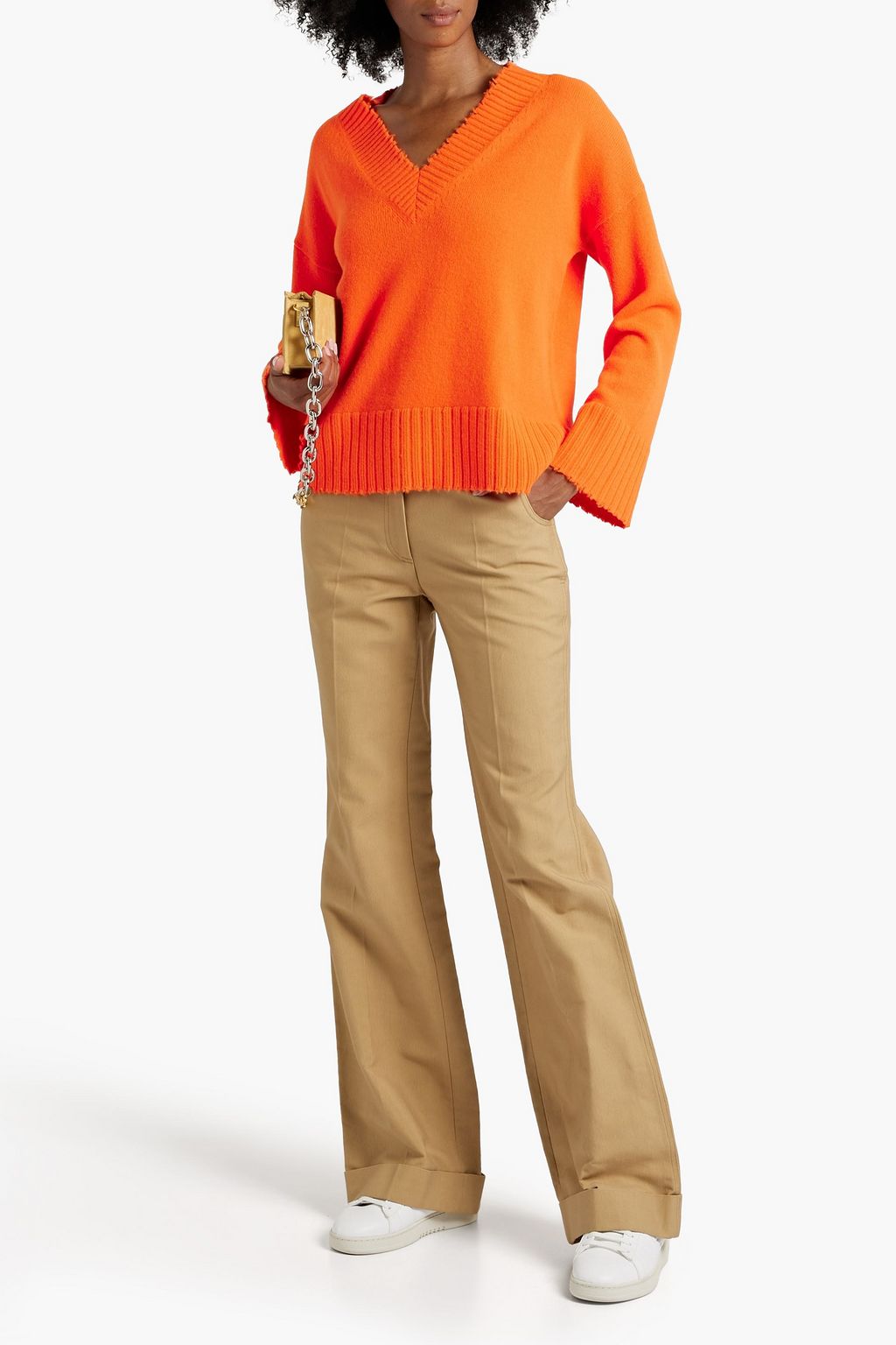 AUTUMN CASHMERE Distressed cashmere sweater