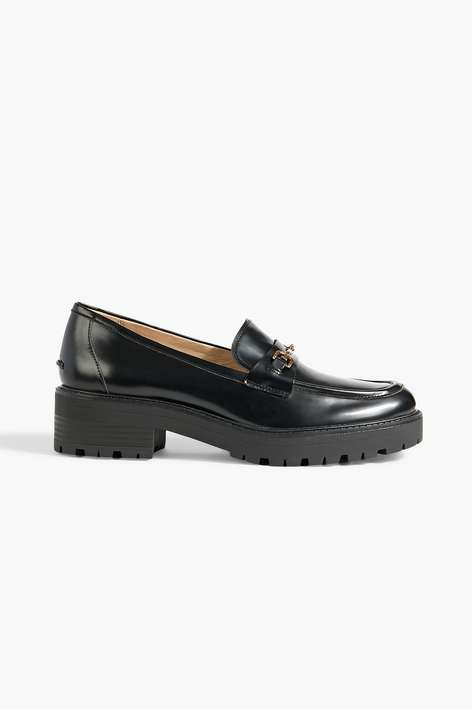Sam Edelman Laurs Platform Lug Sole Loafer In Black