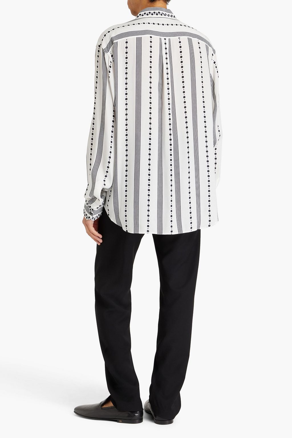 DOLCE&GABBANA Hemd aus Voile mit Polka-Dots