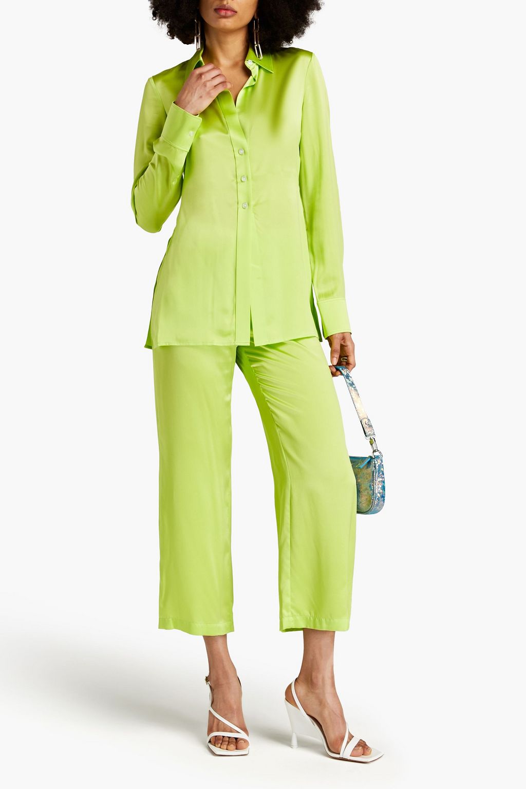 ALEXANDERWANG.T Silk-satin shirt