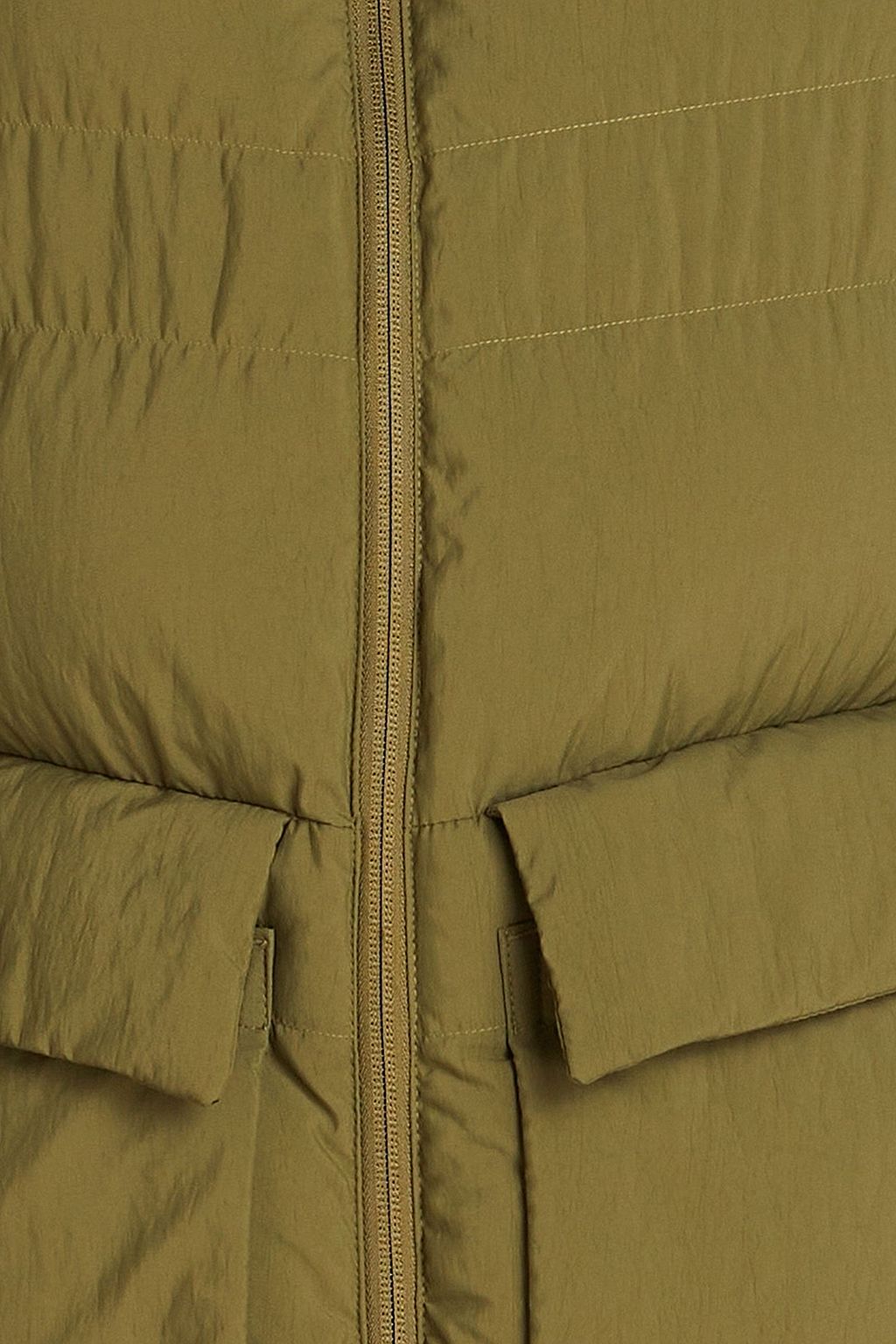 Y-3 Quilted shell hooded down vest
