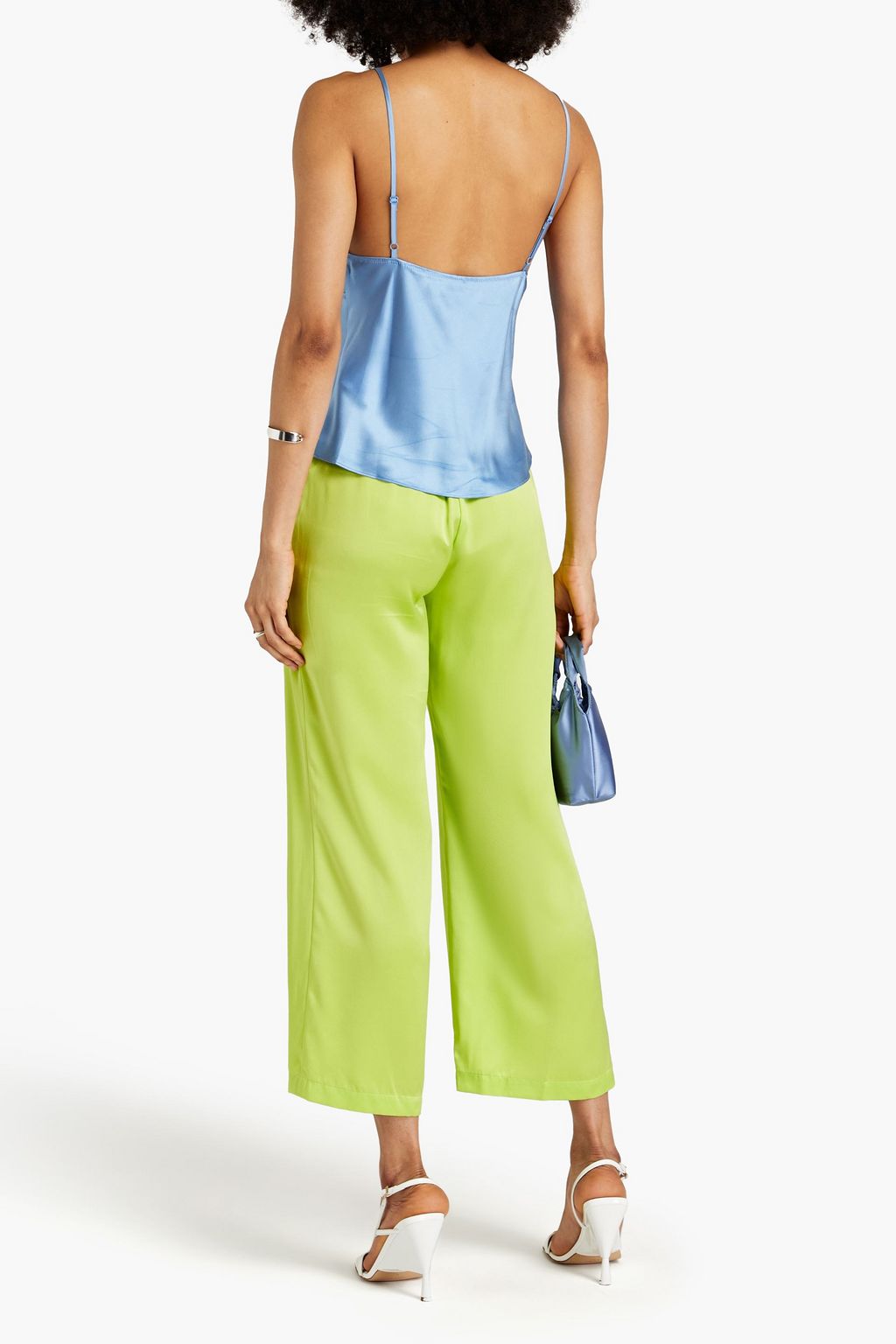 ALEXANDERWANG.T Silk-satin straight-leg pants