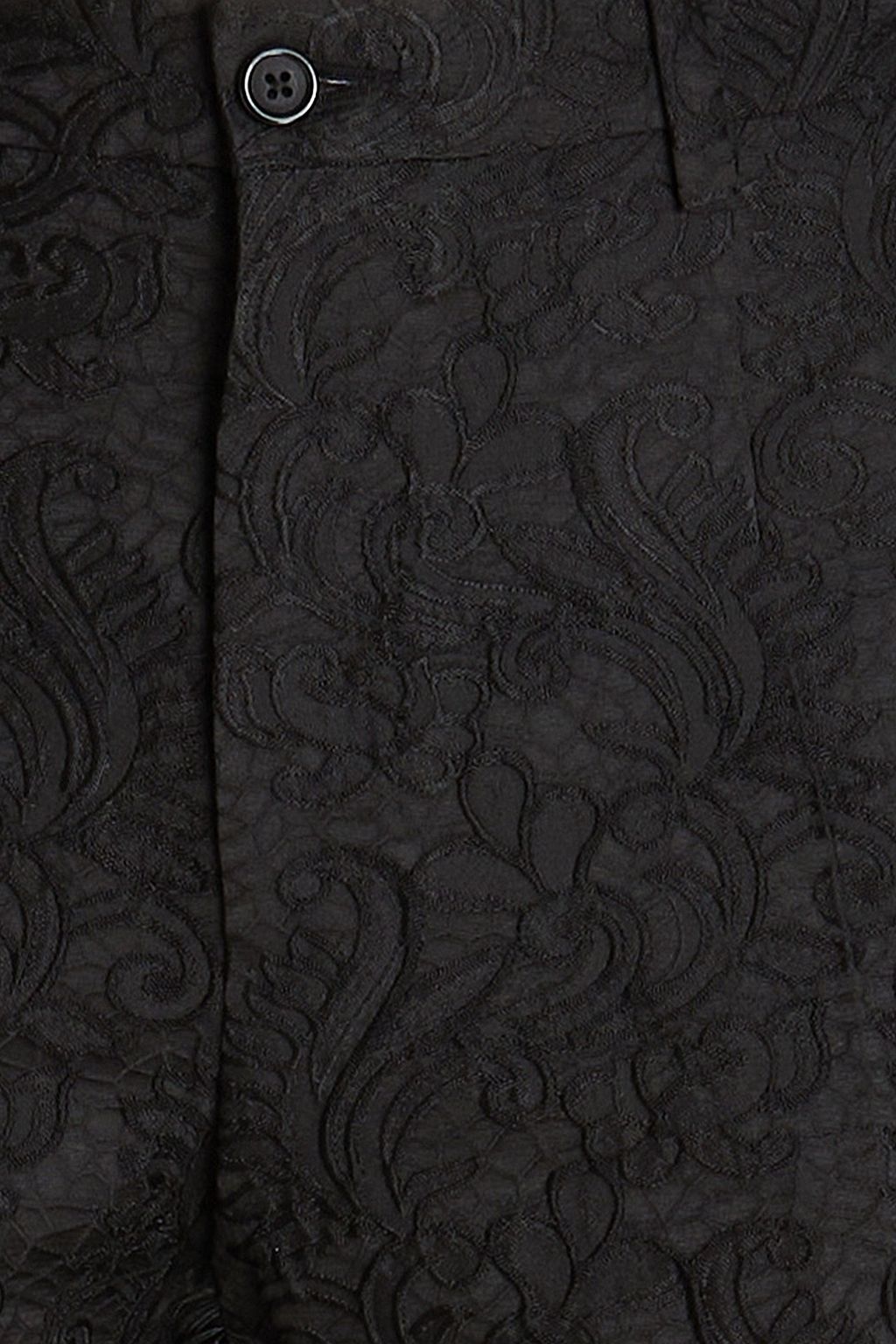 DOLCE&GABBANA Hose mit schmalem Bein aus glänzendem Jacquard