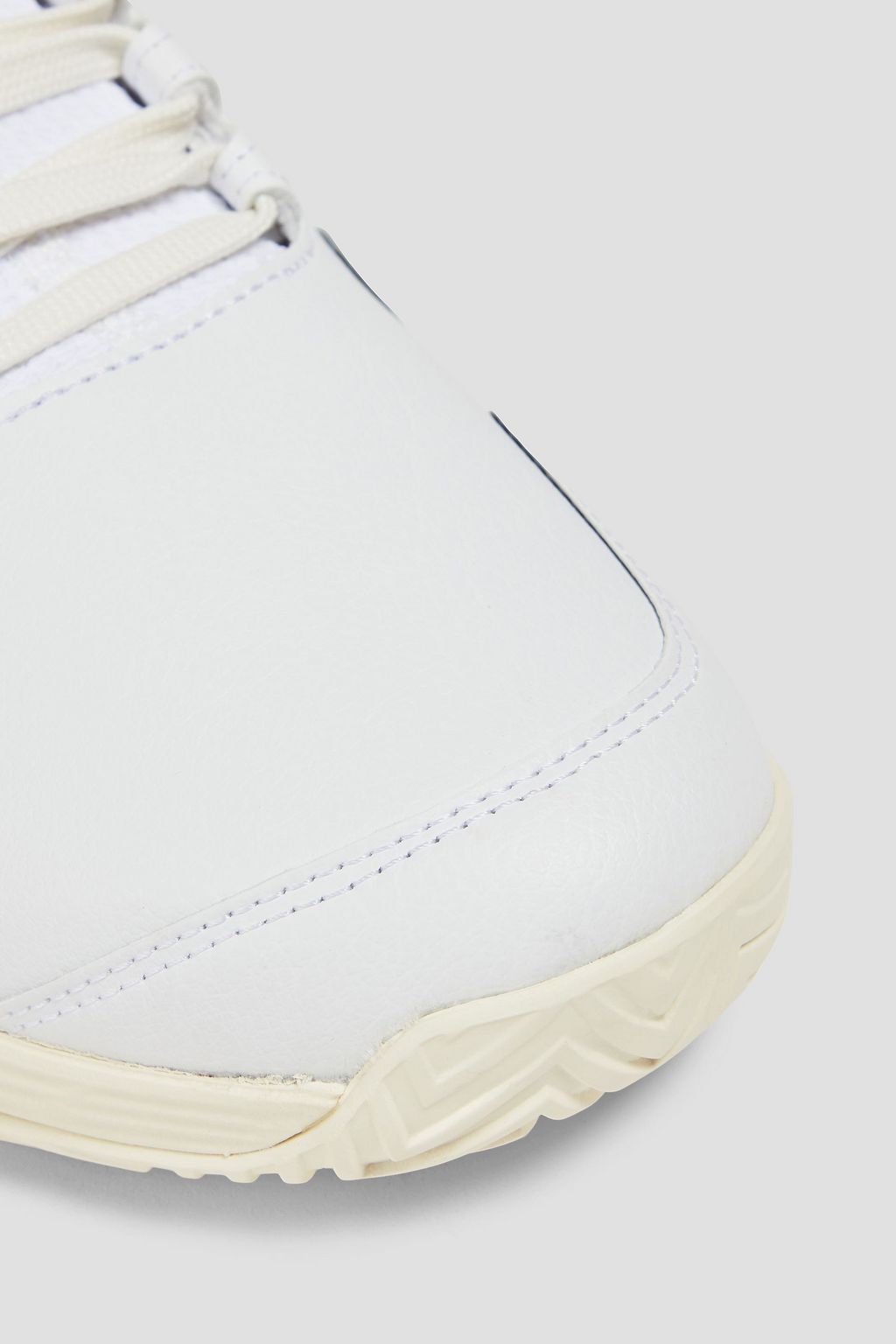 ADIDAS Adizero Ubersonic 4 faux leather and stretch-knit sneakers