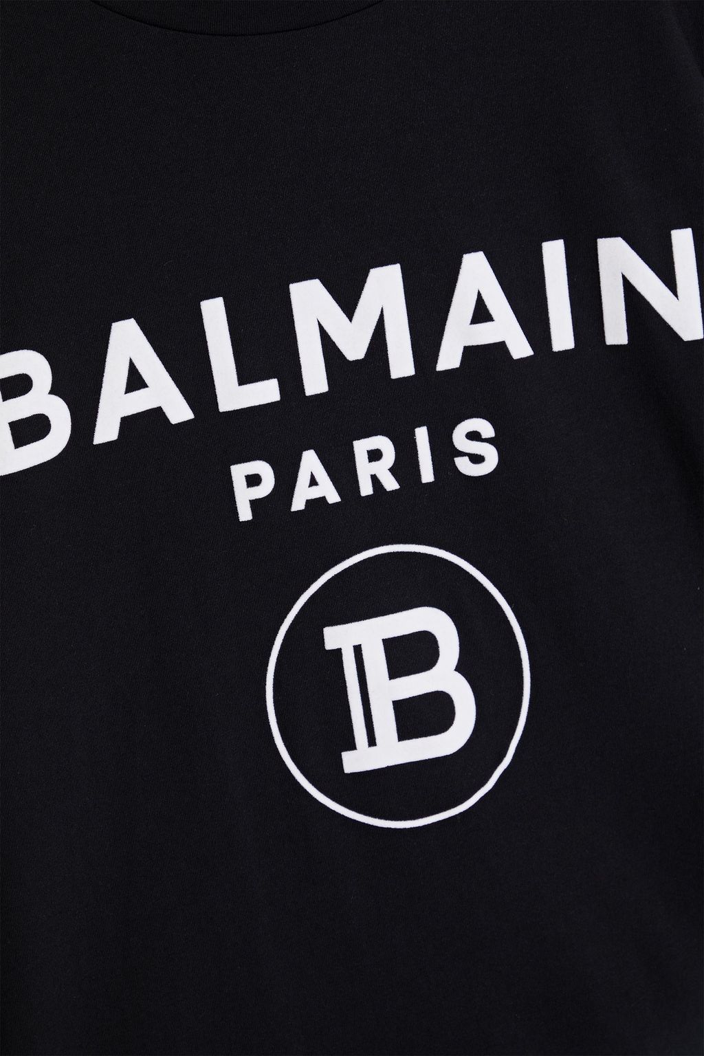 BALMAIN تيشيرت من قطن الجيرسي مزين بطبعات