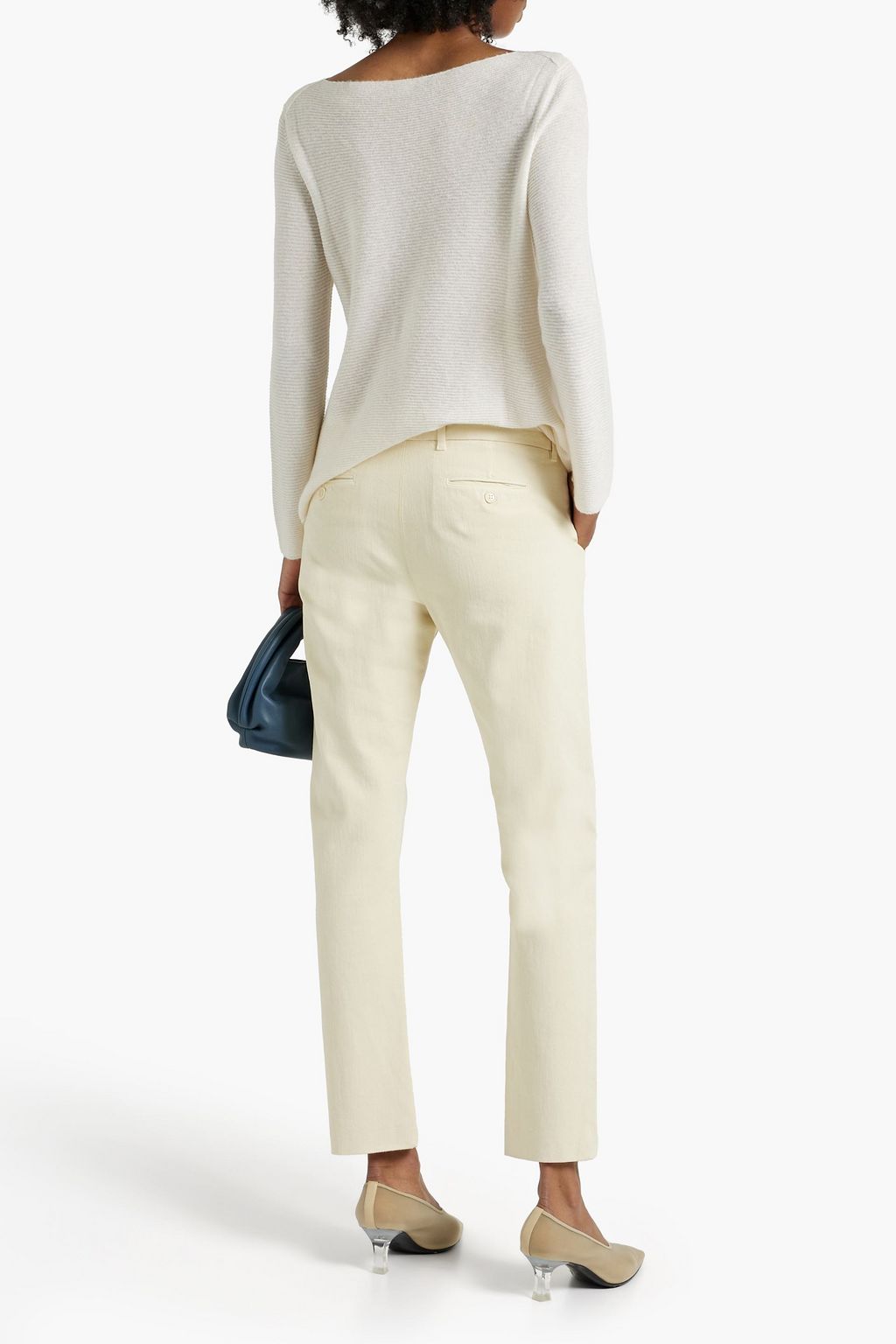 LORO PIANA Ribbed cashmere and silk-blend sweater