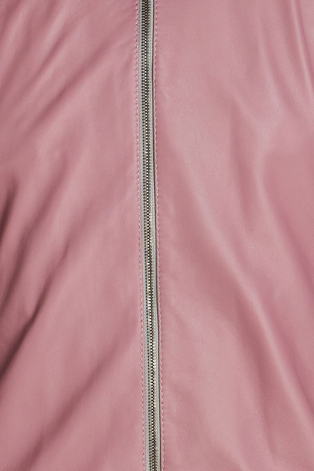 DOLCE & GABBANA Two-tone leather bomber jacket