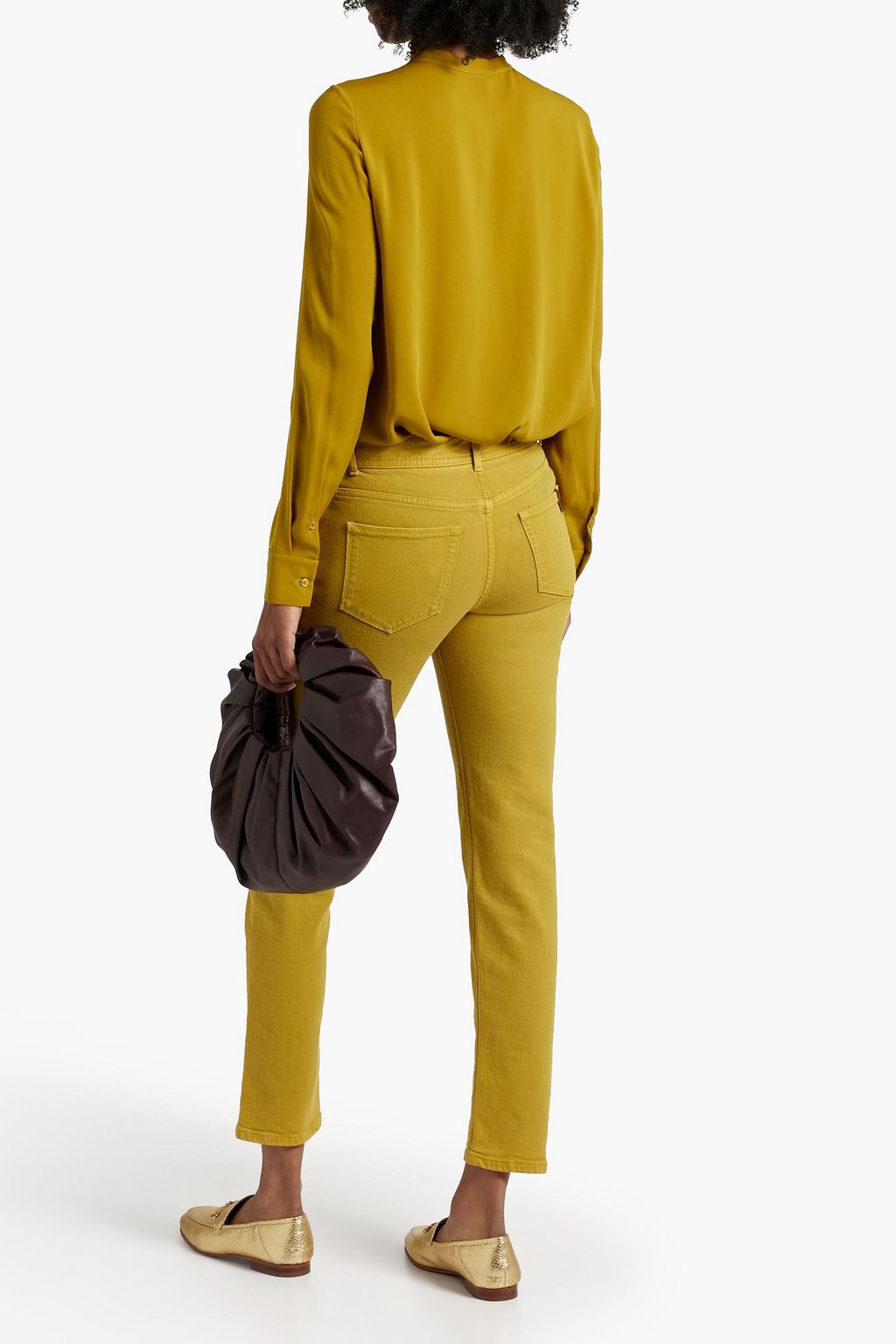 LORO PIANA Noelie silk-blend crepe shirt