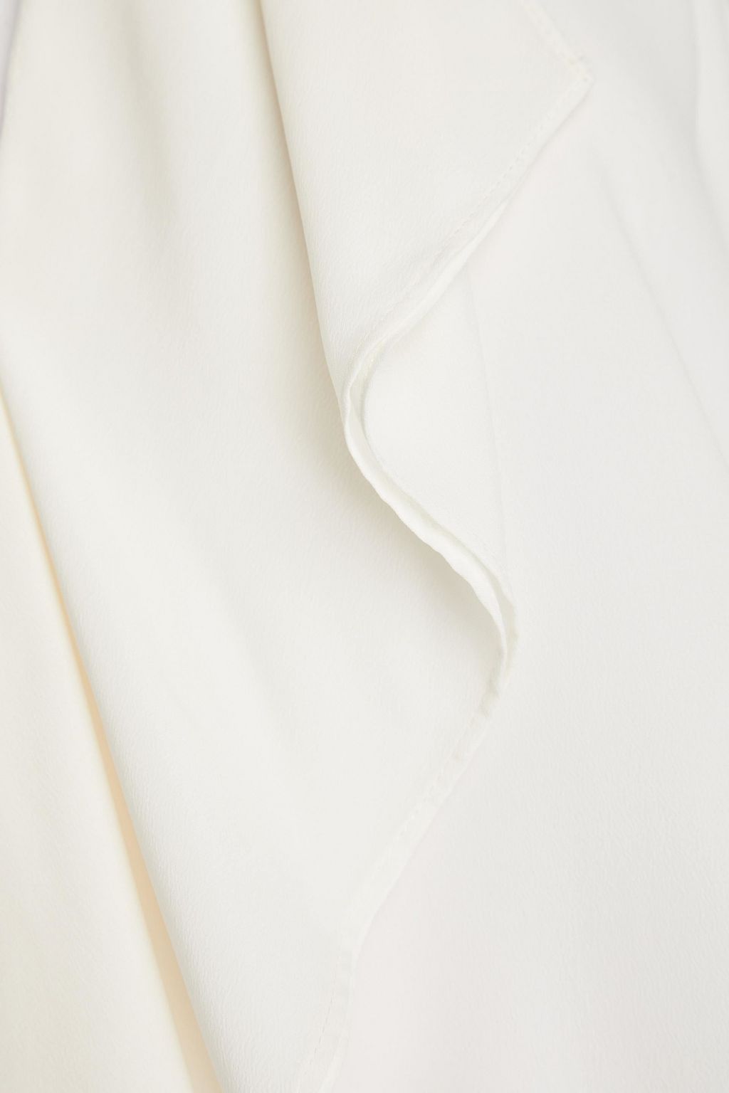 DIANE VON FURSTENBERG Draped crepe de chine top