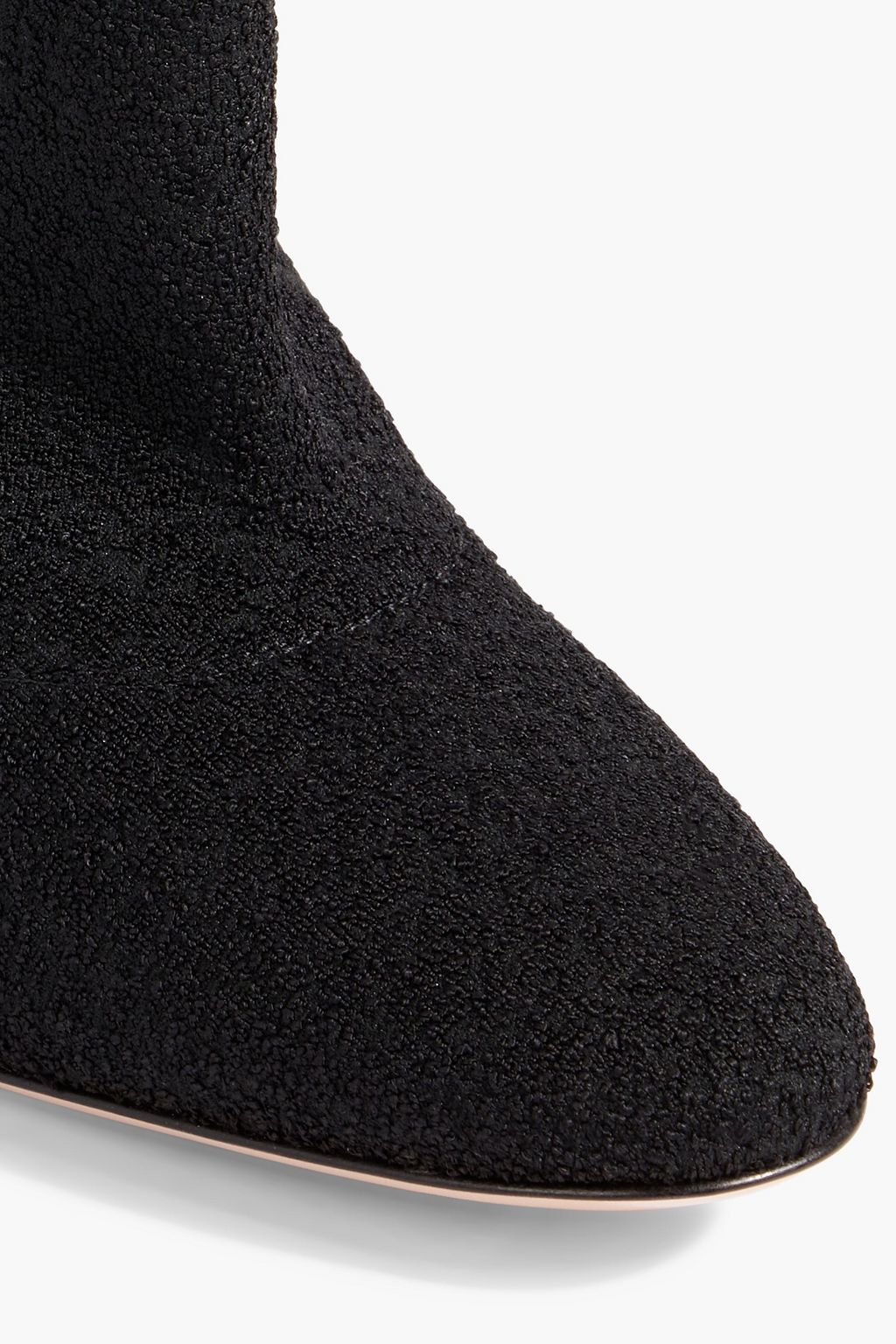 GIANVITO ROSSI Isa bouclé-knit ankle boots