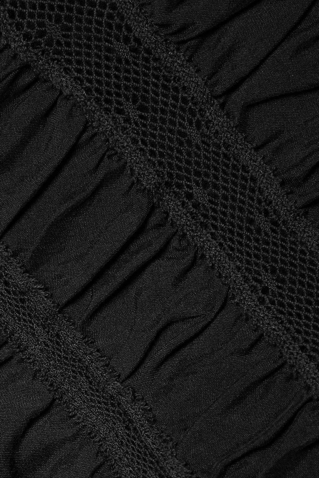 ISABEL MARANT Tiered silk mini skirt