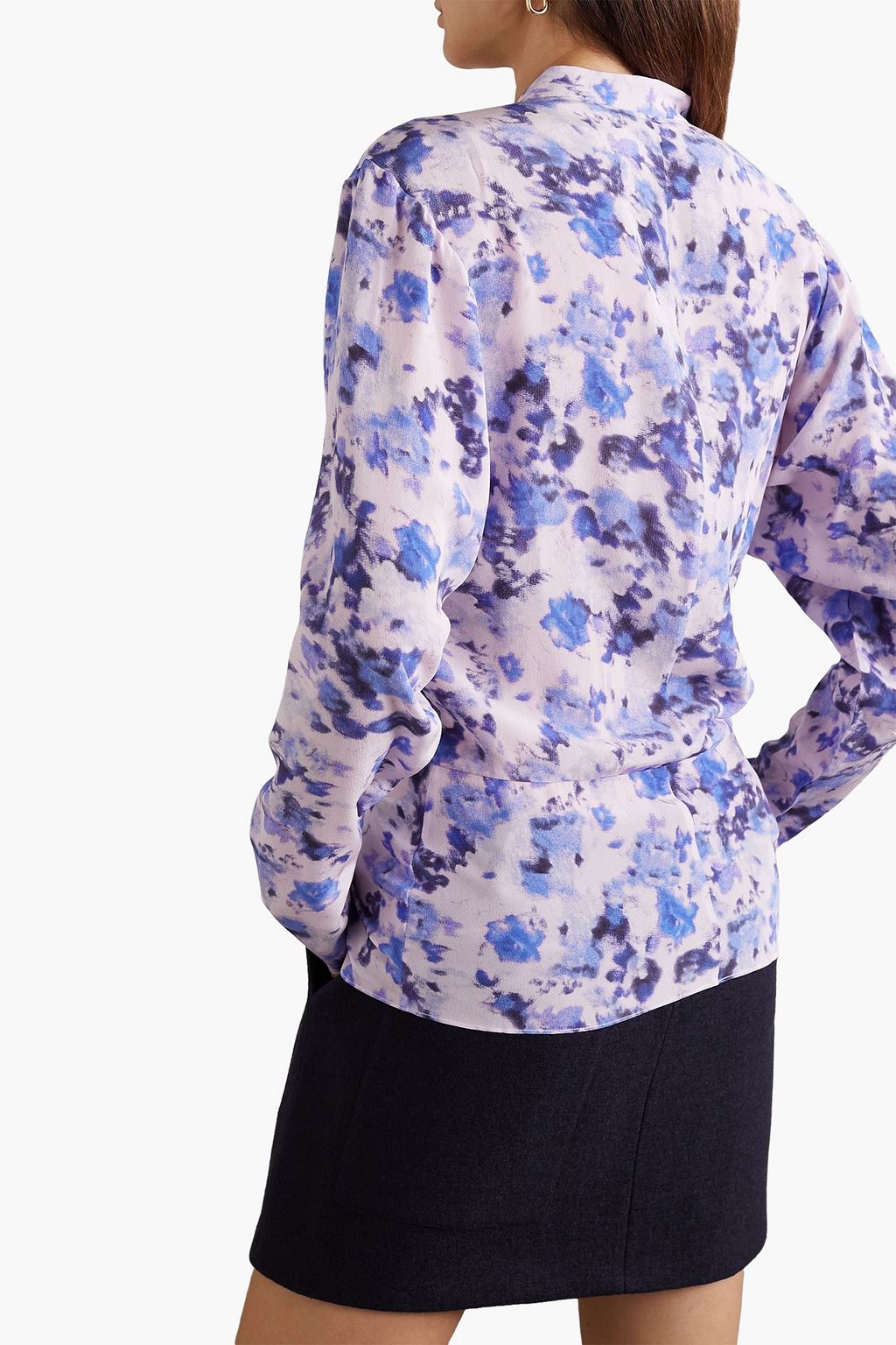 ISABEL MARANT Zarga floral-print silk-blend blouse