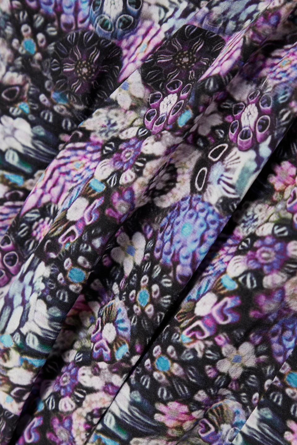 ISABEL MARANT ZARGA FLORAL-PRINT SILK-BLEND BLOUSE