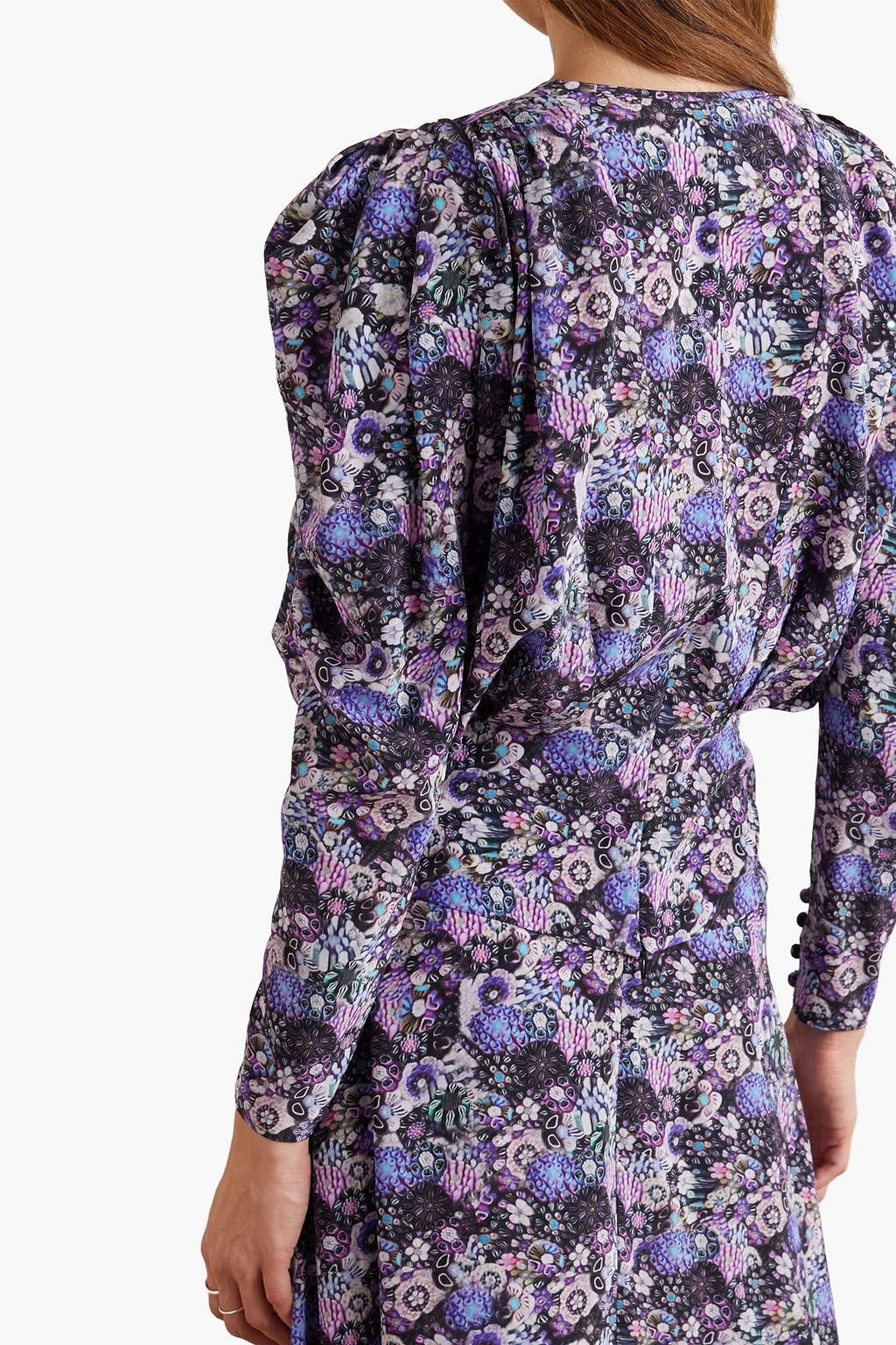 ISABEL MARANT Zarga floral-print silk-blend blouse