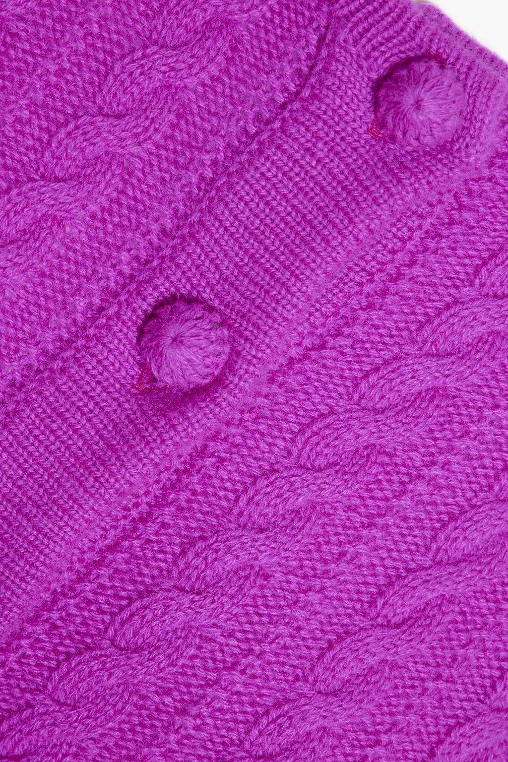 AUTUMN CASHMERE Cable-knit cashmere cardigan