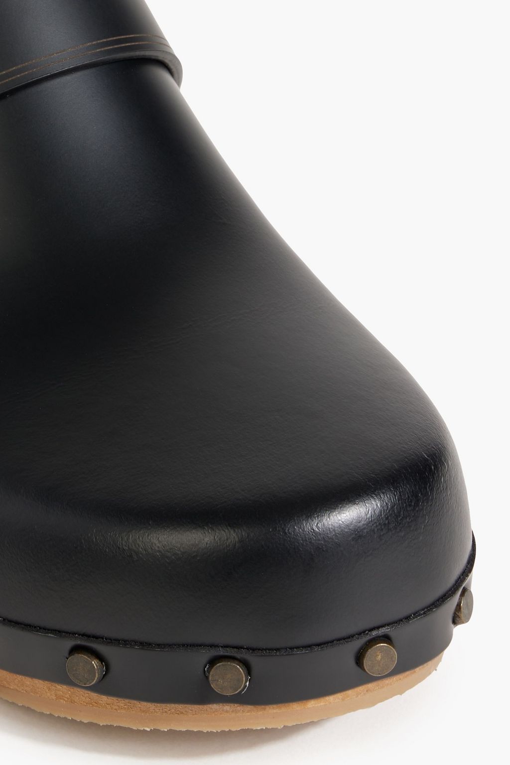 ISABEL MARANT Thalie buckled studded leather clogs