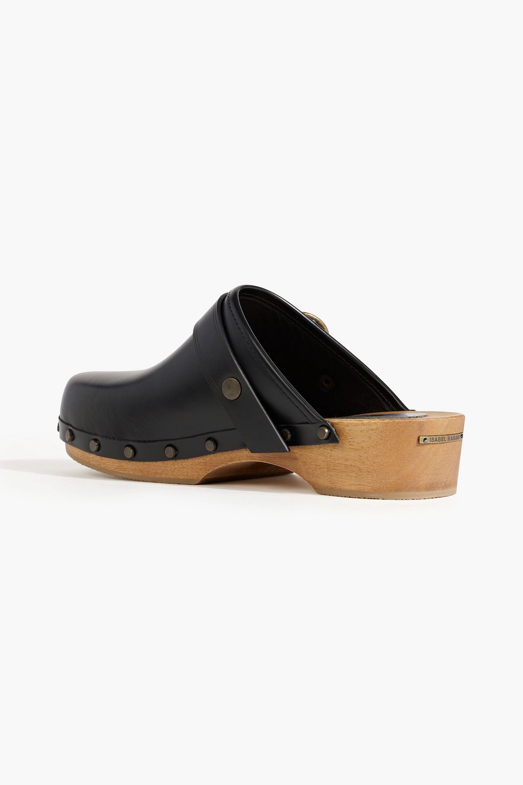 ISABEL MARANT Thalie buckled studded leather clogs